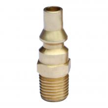 Stanbroil Propane Brass Quick Connect Fitting - Full Flow Male Plug x 1/4