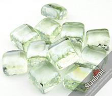 Stanbroil 10-Pound 1-Inch Fire Glass Cubes for Fireplace Fire Pit, Crystal Ice Reflective
