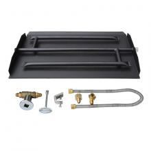 Stanbroil 24-inch Natural Gas Powder Coated Steel Fireplace Triple Flame Pan Burner Kit