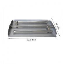 Stanbroil Stainless Steel Triple Fireplace Burner Pan, 22.5 Inches