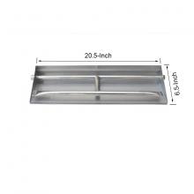 Stanbroil Stainless Steel Dual Fireplace Burner Pan, 20.5 Inches