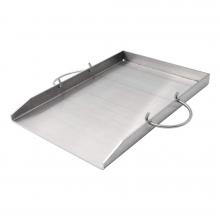 Stanbroil Stainless Steel Griddle Pan with Holder Replacement Weber 8854 Fits Weber Genesis II 400 Series Grills