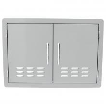 Stanbroil Outdoor Kitchen Stainless Steel Double Access Door with Vents, 30 Inches