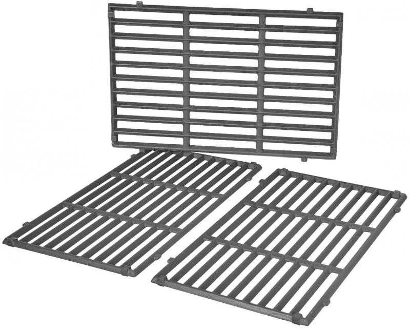 Stanbroil Cast Iron Cooking Grate for Weber Genesis II and Genesis II LX 400 Series Gas Grills, Set of 3