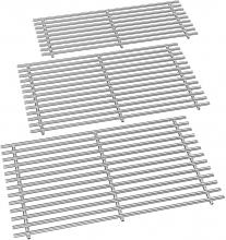 Stanbroil Stainless Steel Cooking Grates Fit Weber Summit 600 Series Summit E/S 640/650/660/670 Gas Grills with a Smoker Box, Replacement Parts for Weber 67552 - Set of 3