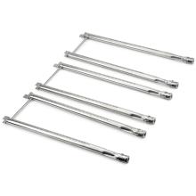 Stanbroil Stainless Steel Burner Tube Set Fits Weber Summit 650/600FT Gas Grills - Grill Burner Tube for Older Summit 6 Burner Grills with up-Front Controls - Replacement Parts for Weber 60428