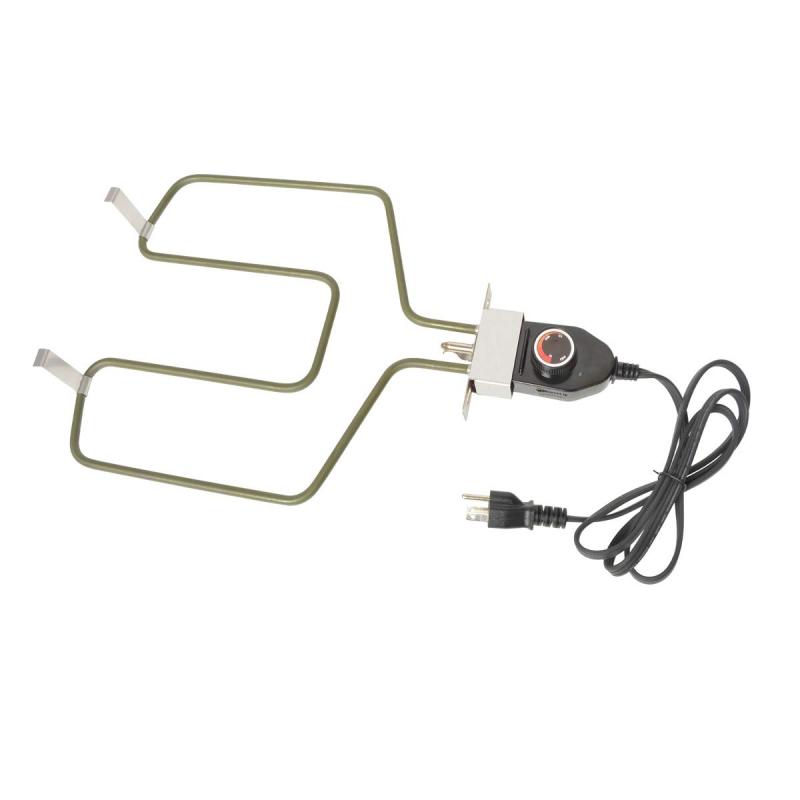 ELECTRIC SMOKER BBQ GRILL HEATING ELEMENT ADJUSTABLE THERMOSTAT CORD  CONTROLLER