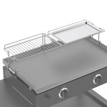 Stanbroil Griddle Warming Rack and Tray for Blackstone 28” Griddle - Stainless Steel Cooking Grate BBQ Accessories with Foldable Legs Compatible with 28” Blackstone Griddle (Not for Pro-Series)