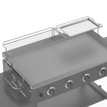 Stanbroil Griddle Warming Rack and Tray for Blackstone 36” Griddle - Stainless Steel Cooking Grate BBQ Accessories with Foldable Legs Compatible with 36” Blackstone Griddle (Not for Pro-Series)