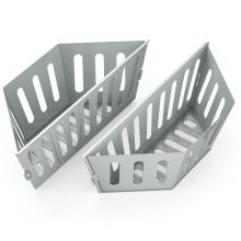 Hygrill Stainless Steel Basket, Metal Basket Holders, 15 Inch, Set of 2, Heavy Duty, Easy to Store, Gifts for Men/Dad