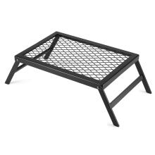 Stanbroil Folding Campfire Grill Grate, Outdoor Portable Camping Grill for Camping Cooking Fire Pit, 17.5