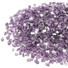 Stanbroil 10-Pound Fire Glass - 1/4 inch Reflective Tempered Fire Glass for Fireplace Fire Pit, Violet Reflective